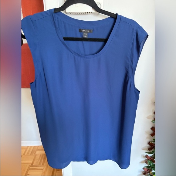 RW&CO. Tops - RW&CO. Royal Blue Women's Sleeveless Blouse